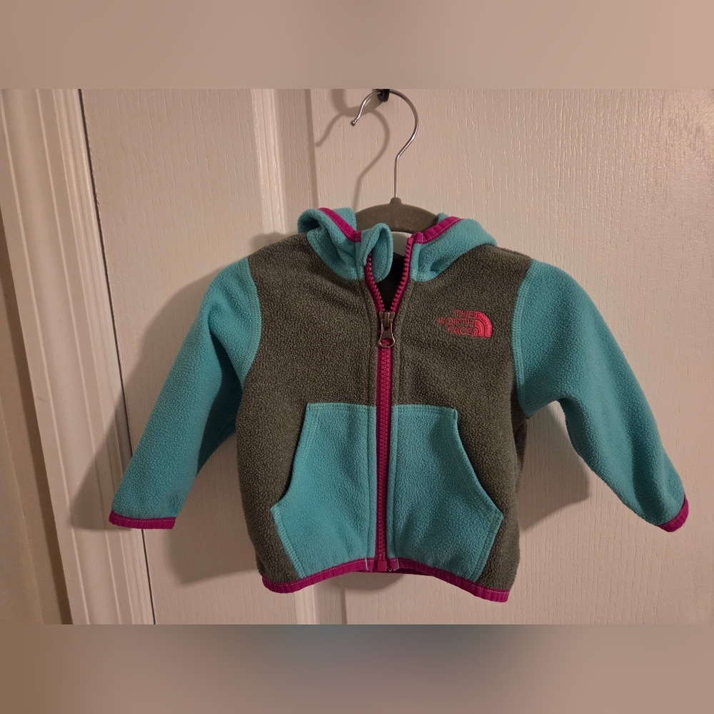 North Face Fleece Infant Jacket - Size 3-6 months
